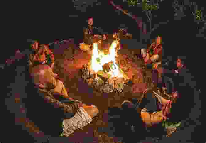 A Group Of Vikings Sitting Around A Campfire, Listening To A Storyteller. The Sun At Worlds End: Viking Saga (Ancient Fireside Tales)