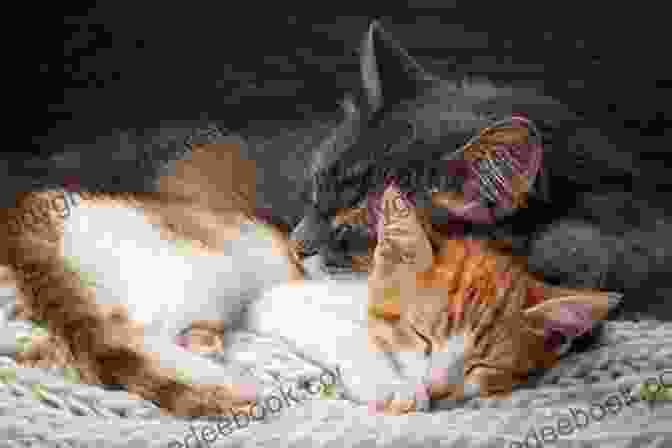 Cats Cuddling And Purring, Symbolizing Comfort And Companionship Cat Tales Liza Jones