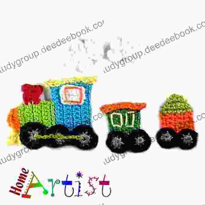 Crochet Pattern Train Applique Orient Express Homeartist Design Crochet Pattern: Train Applique Homeartist Design