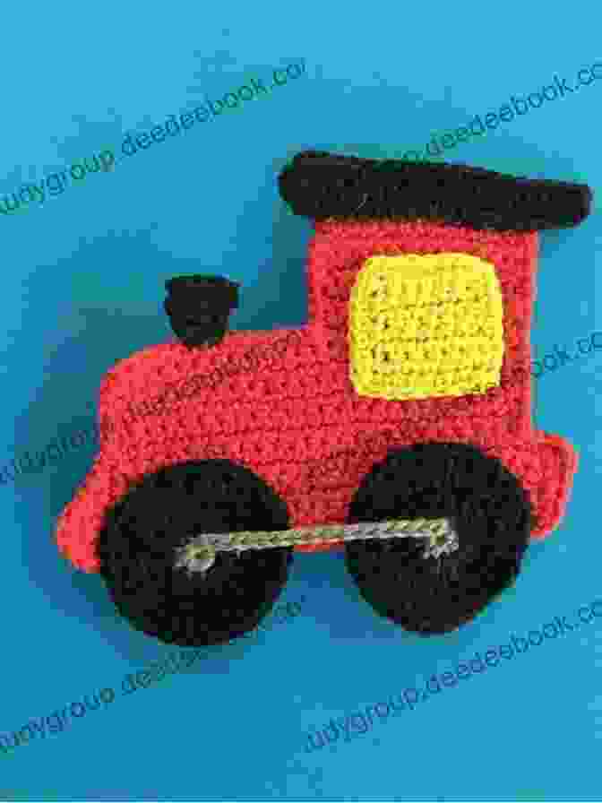 Crochet Pattern Train Applique Steam Engine Homeartist Design Crochet Pattern: Train Applique Homeartist Design