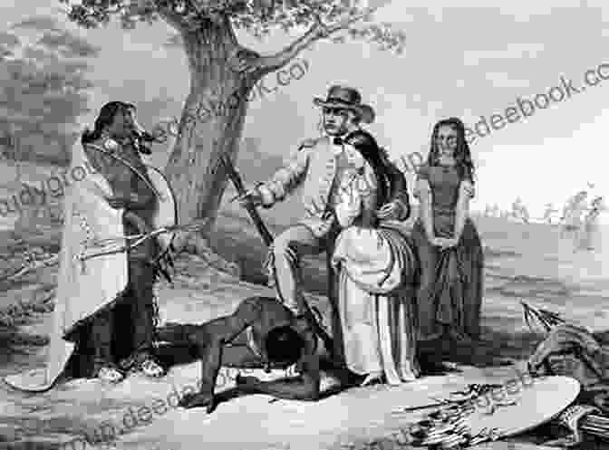 Daniel Boone Negotiating With Native Americans During The Founding Of Boonesborough Benjamin Nathan Tuggle: Adventurer: Daniel Boone And The Settlement Of Boonesborough Kentucky