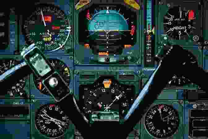 Image Of A Cockpit, Highlighting Various Instruments And Controls Vocabulary For Kids : Airplanes Volume 2