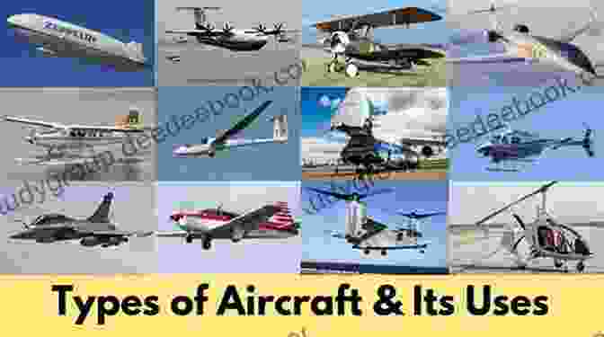 Montage Of Various Aircraft Types, Showcasing Their Distinct Designs And Functions Vocabulary For Kids : Airplanes Volume 2