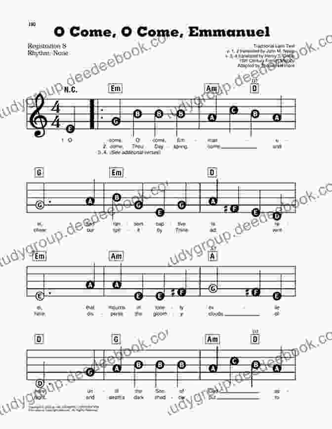 O Come, O Come, Emmanuel Sheet Music For Bassoon Christmas Carols For Bassoon: Easy Songs