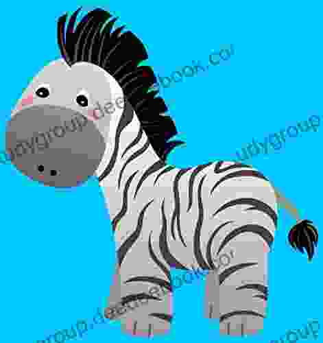 Counted Cross Stitch Pattern For Kids: A Zen Like Zebra Cartoon Animal (Kids Are Heroes Series)